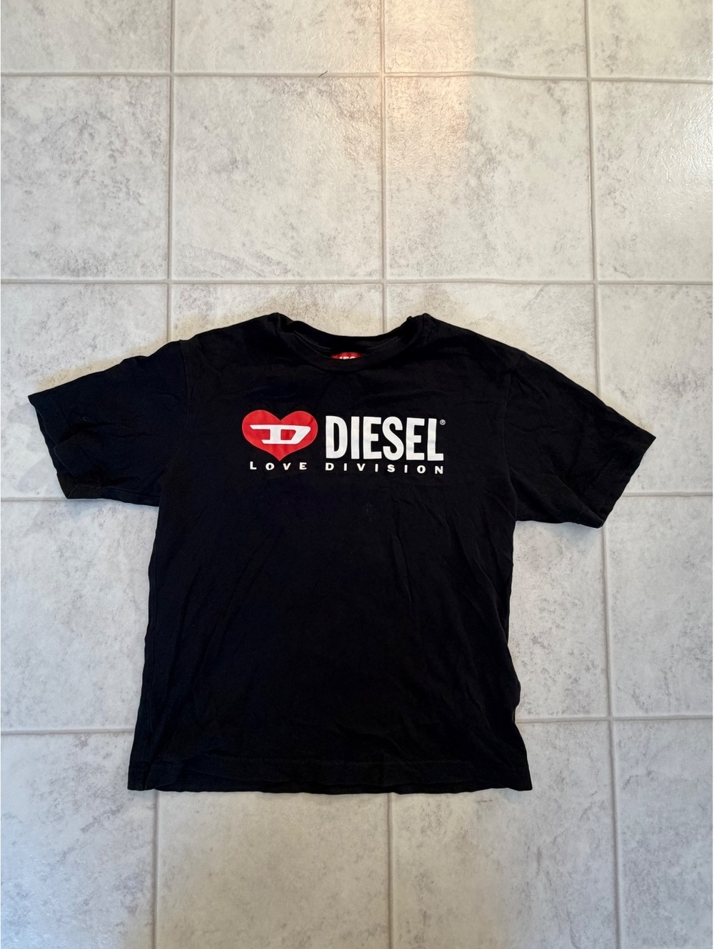 Diesel black short sleeve T-shirt